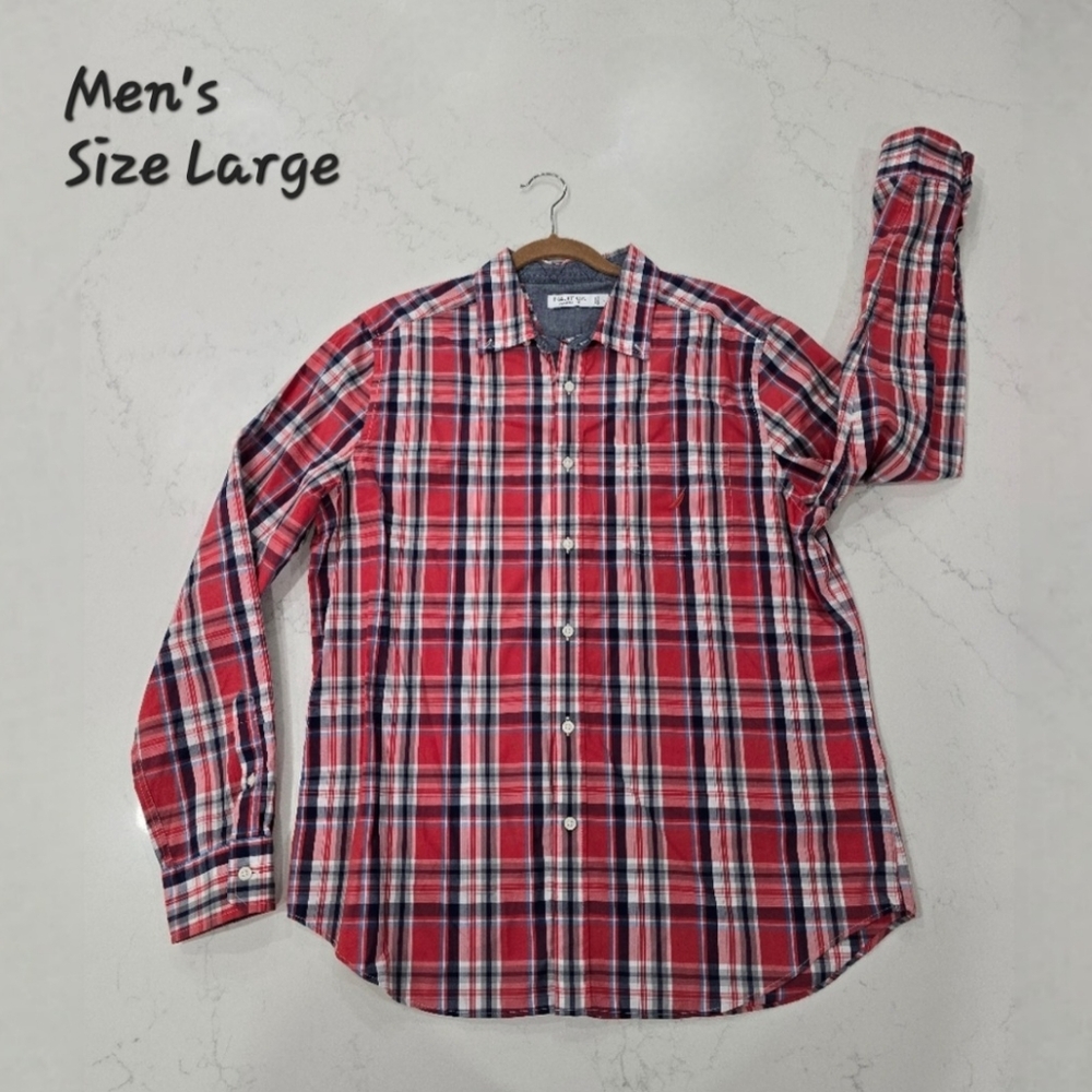 Nautica Button Down Shirt Men's Size Large